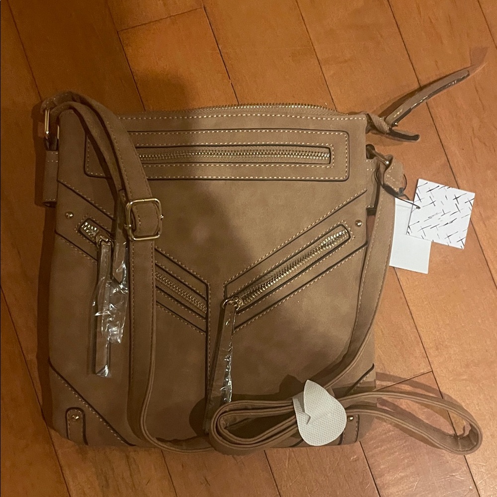 Elegant Brown Crossbody Bag